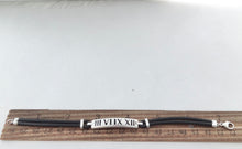 Carica l'immagine nel visualizzatore di Gallery, Authentic Tiffany &amp; Co. Atlas Bracelet Sterling Silver Black Enamel Pendant Rubber Cord Bracelet

