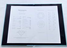 Load image into Gallery viewer, Authentic Tiffany &amp; Co. Diamond Ring Platinum Solitaire Harmony .21 Carat Wedding Engagement Diamond Ring Size 4
