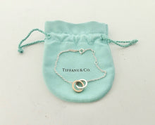 Load image into Gallery viewer, Authentic Tiffany Co. 1837 Interlocking Circles Bracelet Sterling Silver Rubedo Metal 925 T CO 1837
