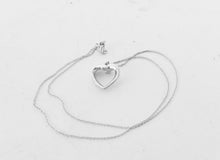 Carregar imagem no visualizador da galeria, Authentic Tiffany &amp; Co. Paloma Picasso Heart Necklace Tenderness Modern Heart Sterling Silver Pendant Necklace
