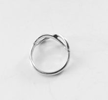 Load image into Gallery viewer, Authentic Tiffany &amp; Co. Infinity Ring Sterling Silver Infinity Figure 8 Band Ring Size 4.5
