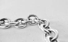 Load image into Gallery viewer, Authentic Tiffany &amp; Co. 1837 Bracelet Toggle Clasp Round Double Toggle Clasps Sterling Silver Link Bracelet
