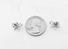 Carica l'immagine nel visualizzatore di Gallery, Authentic Tiffany &amp; Co. Bow Earrings Pierced Sterling Silver Size Mini Bows BowTie Earrings
