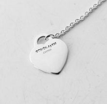 Load image into Gallery viewer, Authentic Return to Tiffany Lovestruck Heart Tag Bracelet Sterling Silver Rose Gold Arrow Small Heart Size Large
