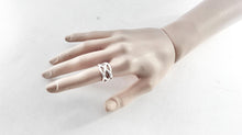 Load image into Gallery viewer, Authentic Tiffany &amp; Co. Weave Ring Sterling Silver Braid Woven Celtic Knot Ring Size 6.25
