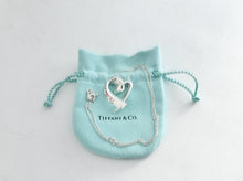 Carregar imagem no visualizador da galeria, Authentic Tiffany &amp; Co. Paloma Picasso Loving Heart Love Necklace Sterling Silver Red Enamel Graffiti Large Pendant Necklace
