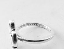 Load image into Gallery viewer, Authentic Tiffany &amp; Co. Flower Ring Sterling Silver Open Stencil Hibiscus Flower Band Ring Size 6
