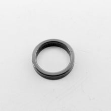 Load image into Gallery viewer, Authentic Tiffany &amp; Co. 1837 Narrow Titanium Ring T Co Concave Thin Band Ring Size 5
