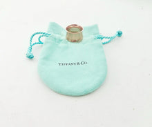 Laden Sie das Bild in den Galerie-Viewer, Authentic Tiffany Co. 1837 Rubedo Ring Wide T &amp; Co NY Concave Metal Ring Size 6.5
