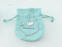 Carica l'immagine nel visualizzatore di Gallery, Authentic Tiffany &amp; Co. Return to Tiffany Heart Necklace Sterling Silver Double Mini Hearts Pendant Necklace 16 Inches
