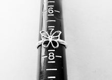 Load image into Gallery viewer, Authentic Tiffany &amp; Co. Butterfly Ring Sterling Silver Band Ring Size 7.5
