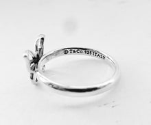 Load image into Gallery viewer, Authentic Tiffany &amp; Co. Butterfly Ring Sterling Silver Band Ring Size 7.5
