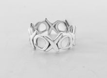 Load image into Gallery viewer, Authentic Tiffany &amp; Co. Paloma Picasso Graffiti Ring Sterling Silver XO Love Kisses Band Ring Size 5.5
