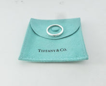 Load image into Gallery viewer, Authentic Tiffany &amp; Co. Elsa Peretti Diamond Ring Sterling Silver Solitaire Round-Cut Diamond Stackable Band Ring Size 6
