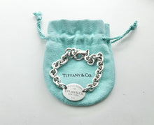 Carregar imagem no visualizador da galeria, Authentic Return to Tiffany Bracelet Oval Tag Sterling Silver Tiffany &amp; Co. Link Bracelet 7.5 Inches
