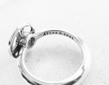 Load image into Gallery viewer, Authentic Tiffany &amp; Co. Atlas Ring Sterling Silver Open Round Band Ring Size 7.5
