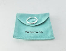 Load image into Gallery viewer, Authentic Tiffany &amp; Co. Elsa Peretti Ruby Ring Sterling Silver Red Ruby Round-Cut Stackable Band Ring Size 5.5
