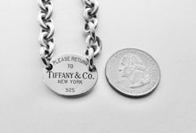 Load image into Gallery viewer, Authentic Return to Tiffany Bracelet Oval Tag Sterling Silver Tiffany &amp; Co. Link Bracelet 7.5 Inches
