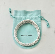 Load image into Gallery viewer, Authentic Tiffany &amp; Co. Somerset Mesh Bracelet Sterling Silver Bangle Bracelet
