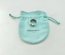 Load image into Gallery viewer, Authentic Tiffany &amp; Co. Somerset Mesh Diamond Ring Sterling Silver Four Diamonds Band Ring Size 5
