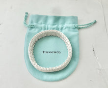 Load image into Gallery viewer, Authentic Tiffany &amp; Co. Somerset Mesh Bracelet Sterling Silver Bangle Bracelet
