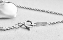 Carica l'immagine nel visualizzatore di Gallery, Authentic Tiffany &amp; Co. Puffy Heart Necklace Puff Stencil Double Pendant Sterling Silver Necklace
