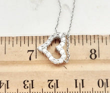 Carica l'immagine nel visualizzatore di Gallery, Authentic Tiffany &amp; Co. Diamond Heart Necklace Platinum Heart Pendant Diamonds Necklace
