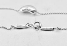 Carica l'immagine nel visualizzatore di Gallery, Authentic Tiffany &amp; Co. Elsa Peretti Bean Necklace 14mm Sterling Silver Bean Pendant Necklace

