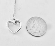 Carregar imagem no visualizador da galeria, Authentic Tiffany &amp; Co. Paloma Picasso Heart Necklace Tenderness Modern Heart Sterling Silver Pendant Necklace
