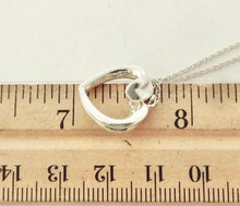Carregar imagem no visualizador da galeria, Authentic Tiffany &amp; Co. Paloma Picasso Heart Necklace Tenderness Modern Heart Sterling Silver Pendant Necklace
