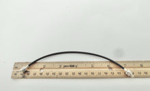 Carregar imagem no visualizador da galeria, Authentic Tiffany &amp; Co. Paloma Picasso Groove Bracelet Rubber Round Wire Sterling Silver Surfer Bracelet
