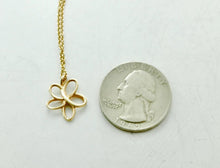 Carregar imagem no visualizador da galeria, Authentic Tiffany &amp; Co. Villa Paloma Flower Necklace Rose Gold Small Paloma Picasso Flower Pendant 16 Inch Necklace
