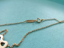 Load image into Gallery viewer, Authentic Tiffany &amp; Co Bow Necklace Rose Gold Diamond Mini Bow Pendant Necklace (Copy)
