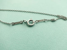 Load image into Gallery viewer, Authentic Tiffany &amp; Co. Elsa Peretti Heart Necklace 16mm Open Heart Sterling Silver Pendant Necklace
